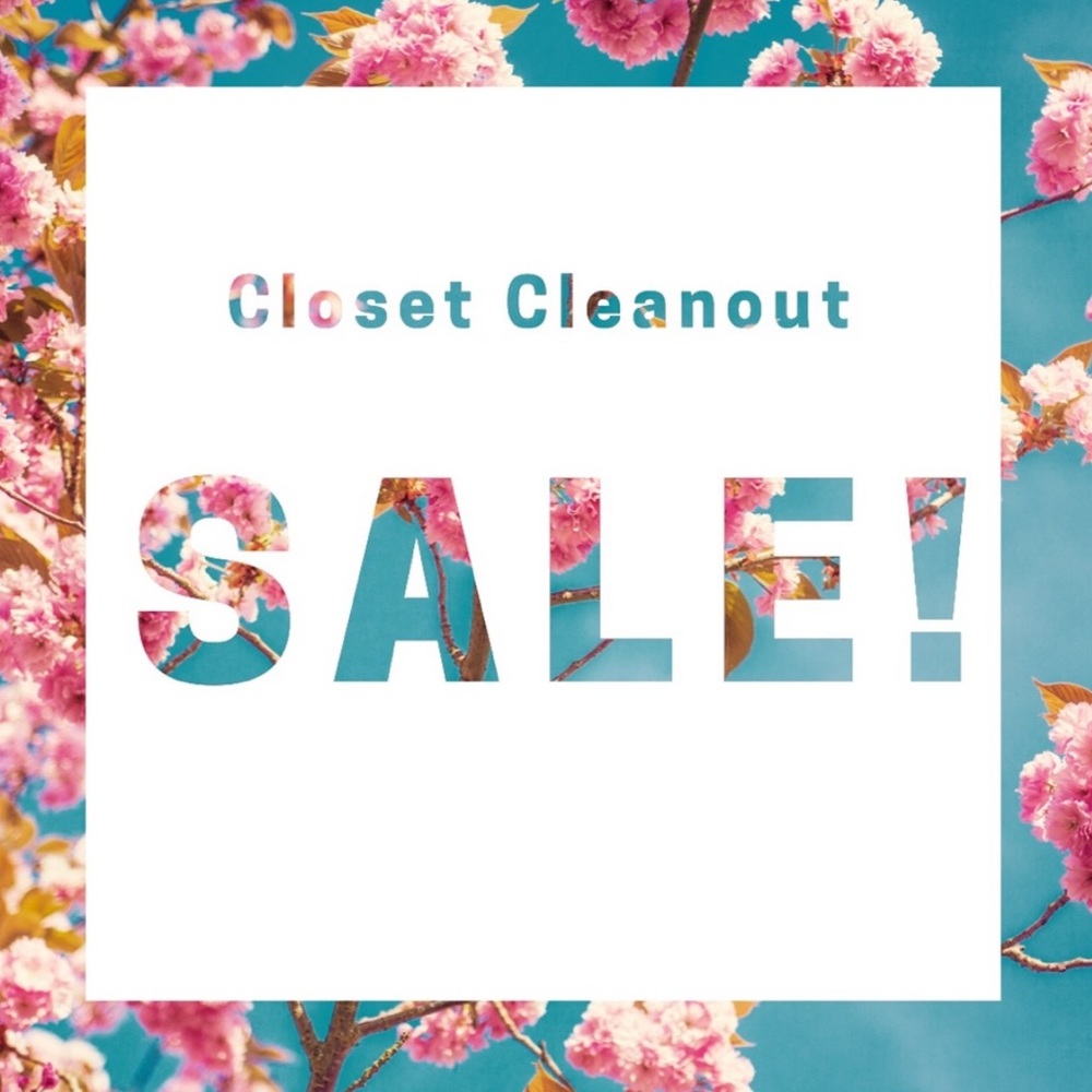 CLOSET CLEAN OUT SALE